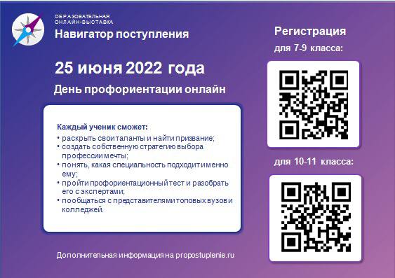 Навигатор поступления: день профориентации.
